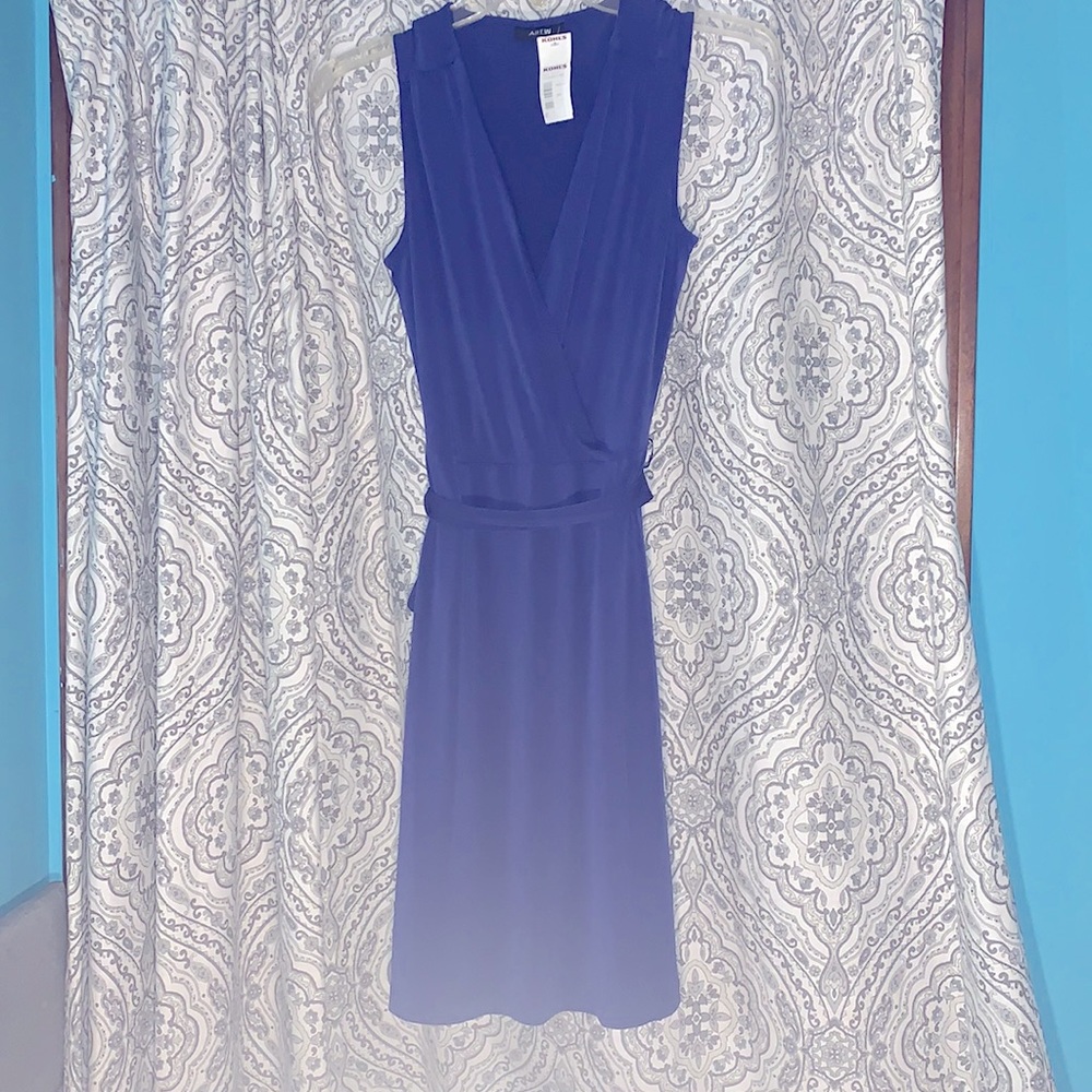 Blue Wrap Dress Apt. 9